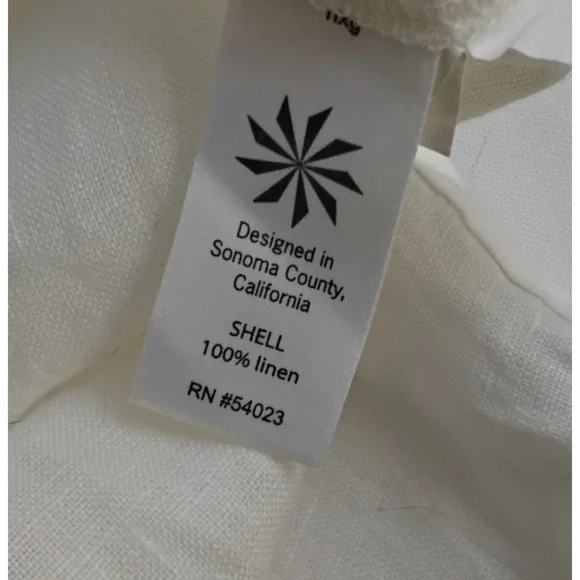 Athleta Linen Long and Lean Shirt Women's M White NWT #J5329 - Picture 10 of 15